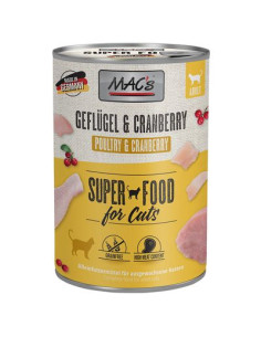 MAC's Cat Drób, wołowina z żurawiną 400g 2