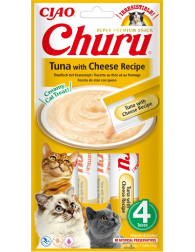 Inaba Ciao Churu - Tuńczyk i ser 4x14g