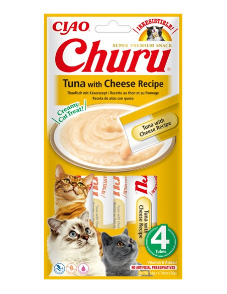 Inaba Ciao Churu - Tuńczyk i ser 4x14g