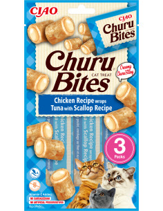 Inaba Ciao Churu Bites dla kota - Kurczak, tuńczyk i...