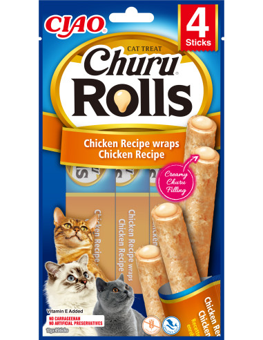 Inaba Ciao Churu Rolls dla kota - Kurczak