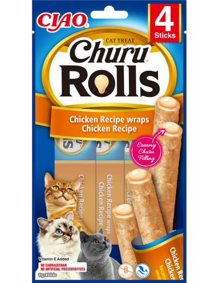 Inaba Ciao Churu Rolls dla kota - Kurczak