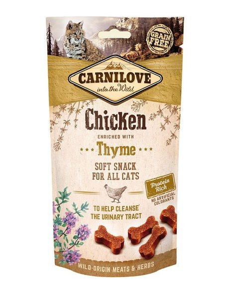 Carnilove Cat Snack Fresh Soft Kurczak i tymianek 50g