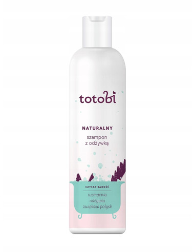 Totobi Naturalny Szampon z odżywką dla kota psa 300 ml