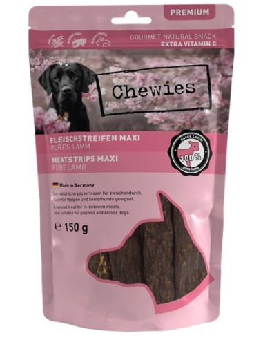 Chewies Maxi Meat Strips 100% Jagnięcina 150g