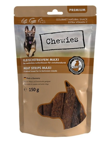 Chewies Maxi Meat Strips 100%  Drób 150g