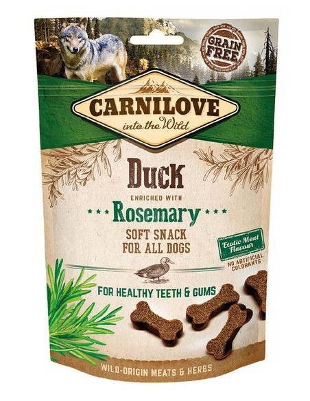 Carnilove Dog Soft Snack Kaczka 200g