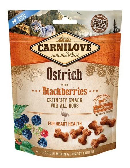 Carnilove Dog Snack Fresch Crunchy Struś 200 g