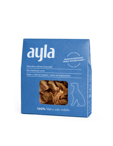 Ayla Dog Przysmaki liofilizowane - Filet z uda Indyka 100%