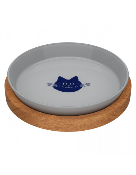 Talerzyk dla Kota z podstawką Animal Island, średnica 18 cm