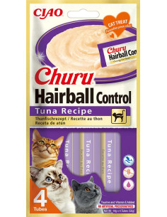 Inaba Ciao Churu Hairball Control dla kota - Tuńczyk 4 x 14g