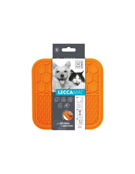 Mata Lecca Mat - pomarańczowa z przyssawkami unieruchamiającymi