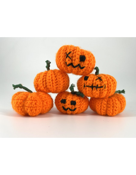 Zabawka dla kota Dynia Halloween z walerianą handmade