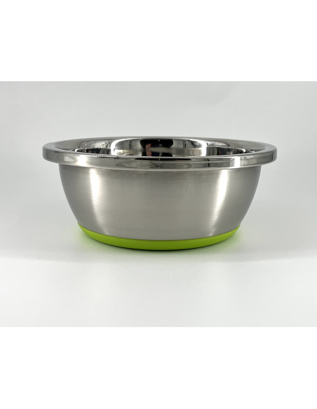 Pojedyncza metalowa miska z antypoślizgowym dnem
