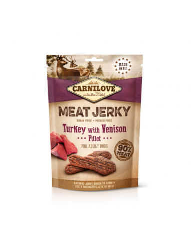 Carnilove Meat Jerky Turkey with Venison 100 g