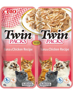 Inaba Twin Packs - Kurczak i Tuńczyk 80g