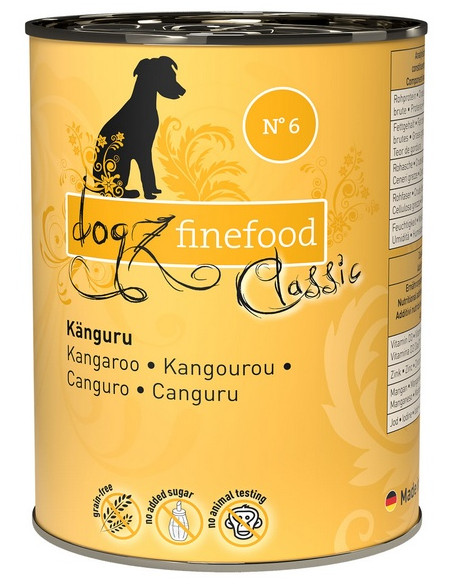 Dogz Finefood Classic N.06 Kangur 400g