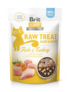 Brit Raw Treat Cat Hair&Skin - liofilizowany przysmak z...