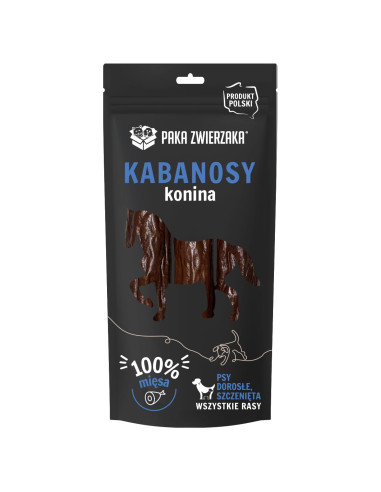 Paka Zwierzaka Kabanosy z Koniny 3 szt 80g