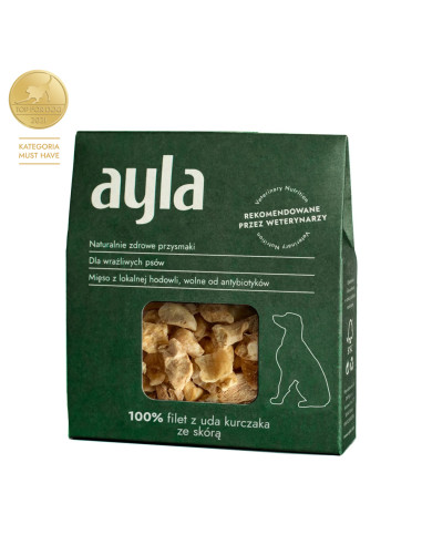 Ayla Dog Przysmaki liofilizowane - Filet z uda kurczak ze skórą 100%