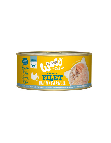 WOW Cat Filet Huhn Garnele - Kurczak i krewetki 70g