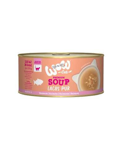 WOW Cat Soup Lachs Pur - Zupa z łososiem 70g