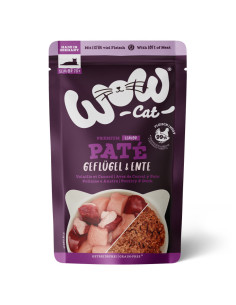 WOW Cat Pate Senior Geflugel & Ente - Drób z kaczką 125g