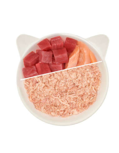 WOW Cat Filet Huhn Tuna - Kurczak i tuńczyk 70g
