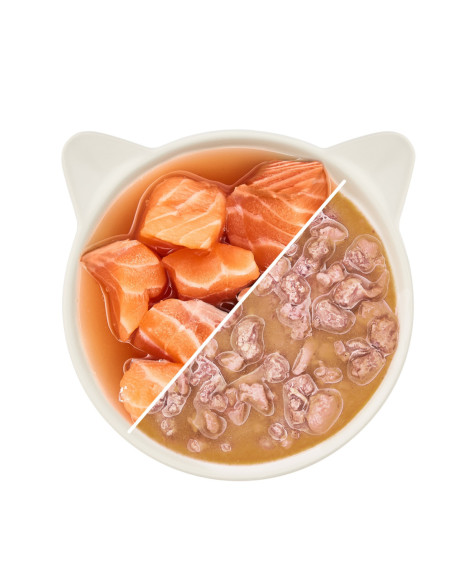 WOW Cat Lachs in Sauce - Filety łososia w sosie 85g