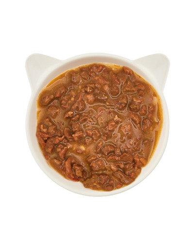 WOW Cat Rind in Sauce - Wołowina w sosie 85g