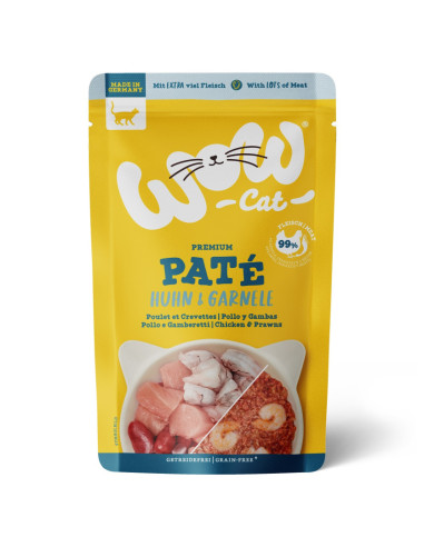 WOW Cat Pate Huhn & Garnele - Kurczak i krewetki 125g