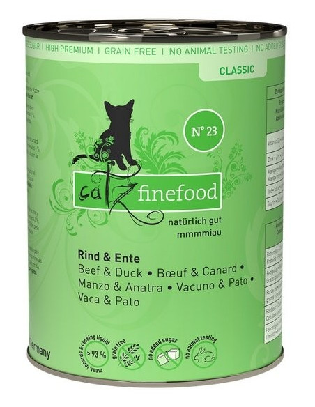 Catz Finefood Classic N.23 Wołowina i kaczka 400g