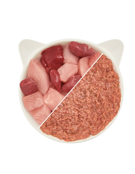 WOW Cat Pate Huhn Pur - Kurczak 400g