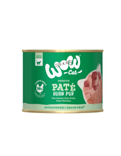 WOW Cat Pate Huhn Pur - Kurczak 200g