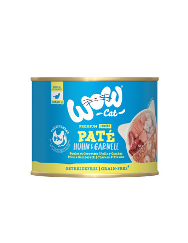 WOW Cat Pate Junior Kitten Huhn & Garnele - Kurczak i krewetki 200g