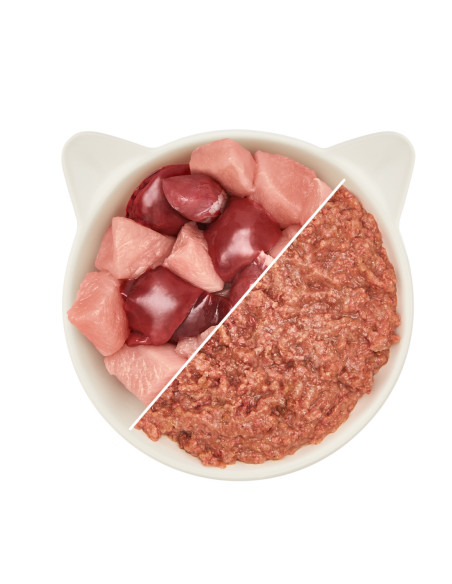WOW Cat Pate Junior Kitten Geflugel & Leber - Drób z wątróbką 400g