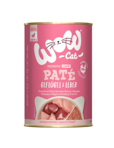 WOW Cat Pate Junior Kitten Geflugel & Leber - Drób z...