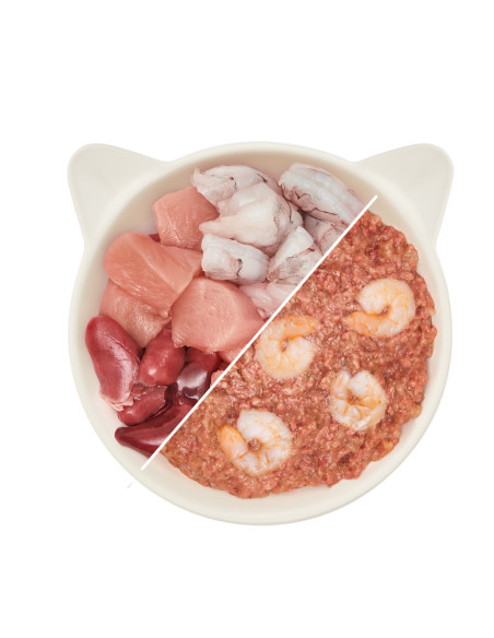 WOW Cat Pate Huhn & Garnele - Kurczak i krewetki 200g