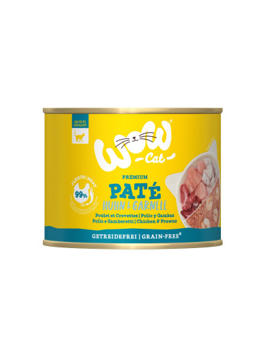 WOW Cat Pate Huhn & Garnele - Kurczak i krewetki 200g