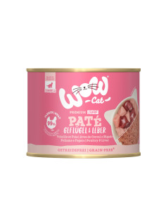 WOW Cat Pate Junior Kitten Geflugel & Leber - Drób z...