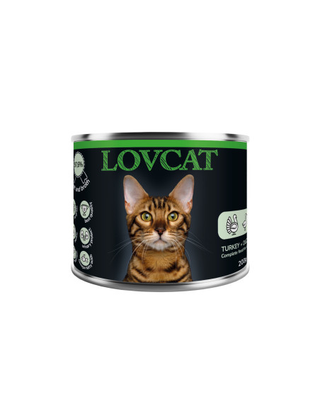 LOVCAT Best Turkey & Duck - Indyk z kaczką 200g