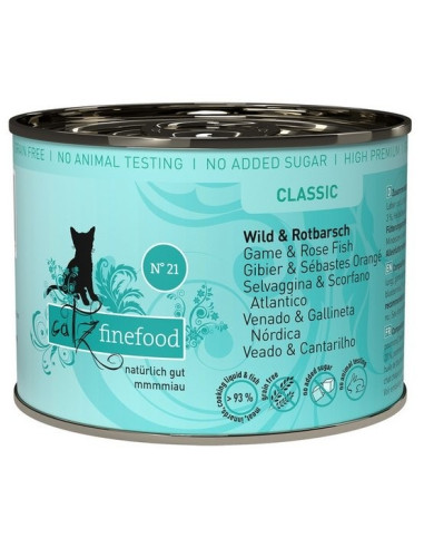 Catz Finefood Classic N.21 Dziczyzna i Karmazyn 200g