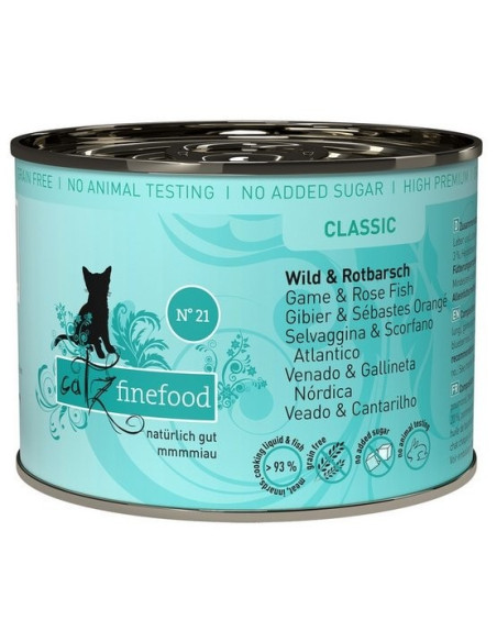 Catz Finefood Classic N.21 Dziczyzna i Karmazyn 200g