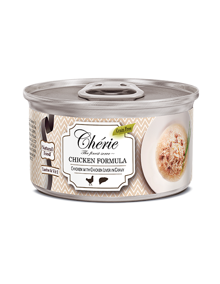 Chérie - Kurczak z wątróbka z kurczaka 80g