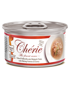 Chérie - Tuńczyk z krewetkami 80g