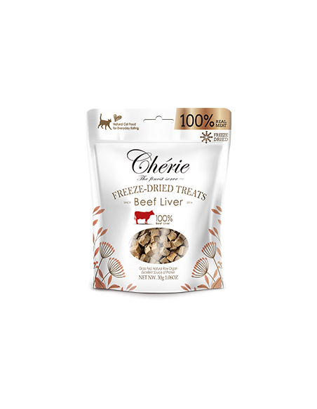 Chérie Freeze-Dried Treats - Wątroba wołowa 30g