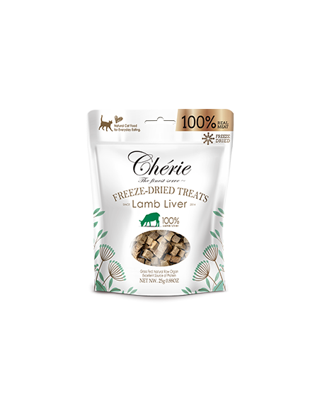 Chérie Freeze-Dried Treats - Wątroba jagnięca 25g
