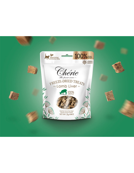 Chérie Freeze-Dried Treats - Wątroba jagnięca 25g