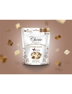 Chérie Freeze-Dried Treats - Kurczak i wątróbka 30g 2