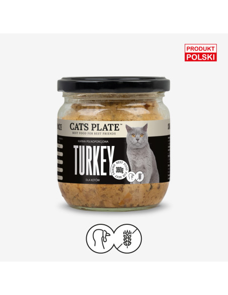 Cats Plate Turkey - Indyk 360g